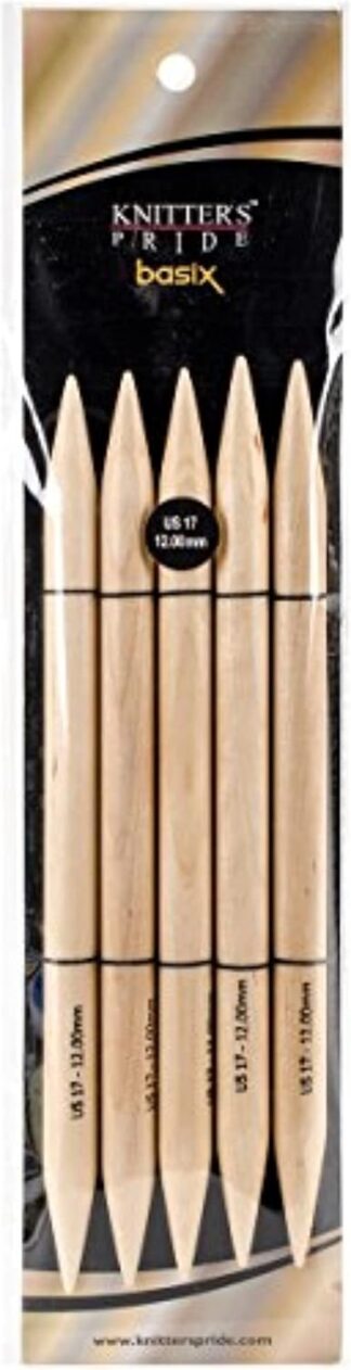 Knitters Pride basix Double Pointed (US17)