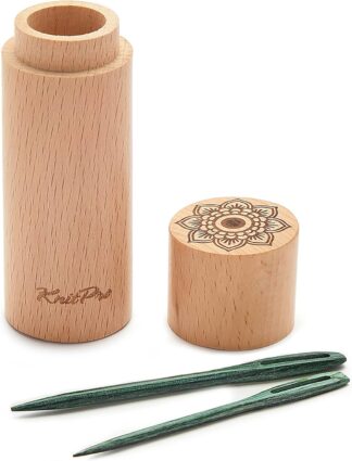 Mindful Teal Wooden Darning Needles