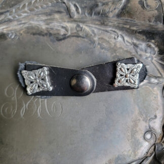 Mid Century Modern Circle Cuff / Shawl Pin