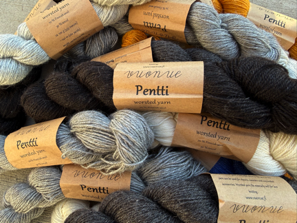Natural Vuonue Pentti's natural yarns from Finland